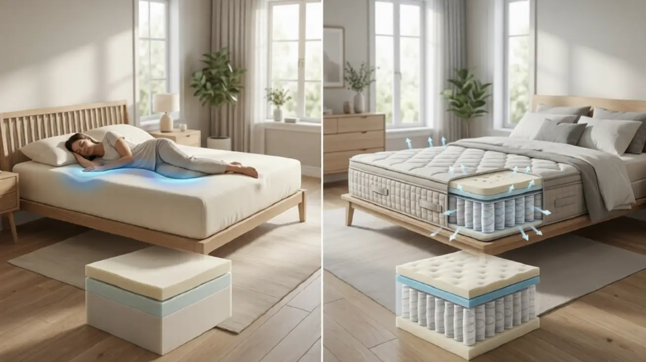 memory foam vs hybrid